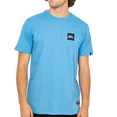 Camiseta Quiksilver Emb Square WT26 Masculina Azul