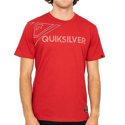 Camiseta Quiksilver Emb Side Omni WT26 Masculina Vermelho