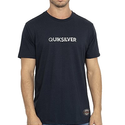 Camiseta Quiksilver Gradient Type Antique WT26 Marinho