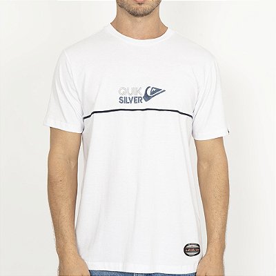 Camiseta Quiksilver Emb Omni Surf WT26 Masculina Branco