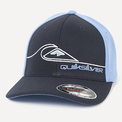 Boné Quiksilver Aba Curva New Lines WT26 Marinho