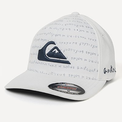 Boné Quiksilver Aba Curva Emb Quik Thoughts WT26 Branco