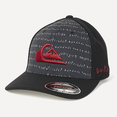 Boné Quiksilver Aba Curva Emb Quik Thoughts WT26 Preto
