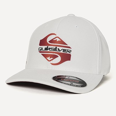 Boné Quiksilver Aba Curva Soft Hologram WT26 Branco