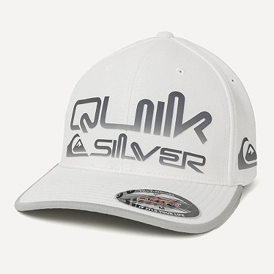 Boné Quiksilver Aba Curva Gradient Broken Type WT26 Branco