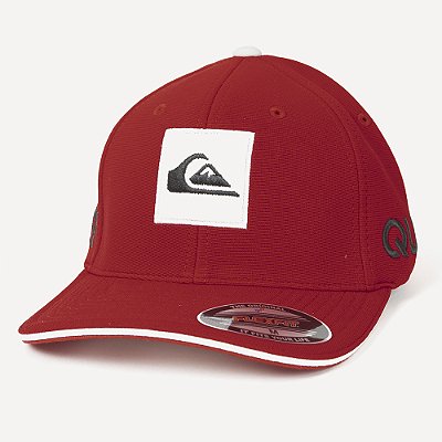 Boné Quiksilver Aba Curva Emb Hard Hitter WT26 Vermelho