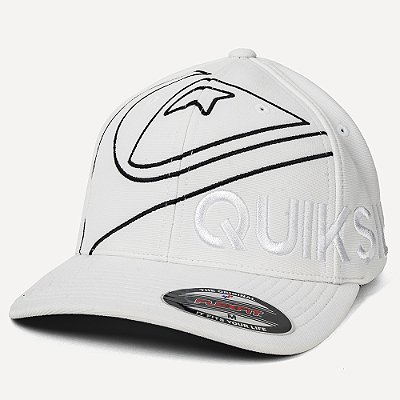 Boné Quiksilver Aba Curva Emb Side Omni WT26 Branco