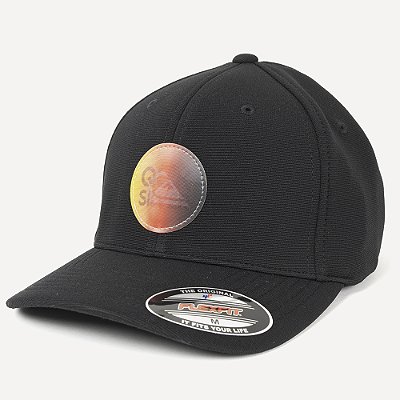 Boné Quiksilver Aba Curva Hologram Round Logo WT26 Preto