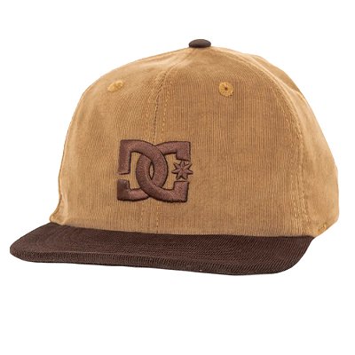 Boné DC Shoes Aba Reta Corduroy Star WT26 Caqui