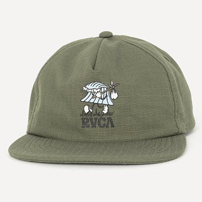 Boné RVCA Aba Reta Keep Looking WT26 Verde Militar