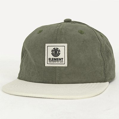Boné Element Aba Reta Classic Six WT26 Verde Militar