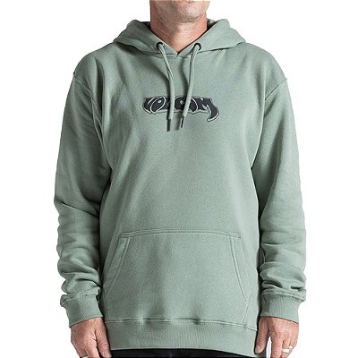 Moletom Volcom Canguru Gothstone WT26 Masculina Verde Claro