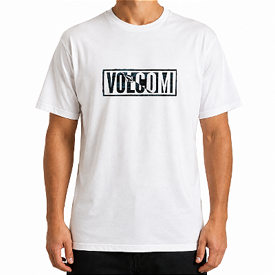 Camiseta Volcom Chaotic WT26 Masculina Branco