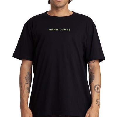 Camiseta Hang Loose Atom WT26 Masculina Preto