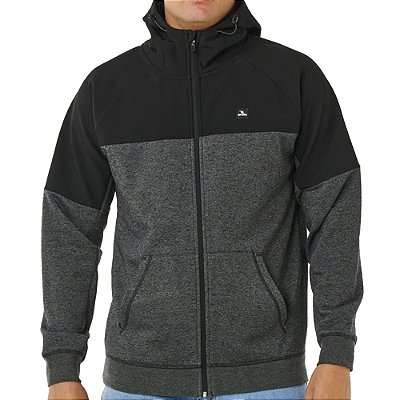 Moletom Rip Curl Aberto Anti Series Viral Zip Thru W26 Black