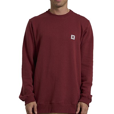 Moletom Hurley Careca Mini Icon II WT26 Masculino Vinho