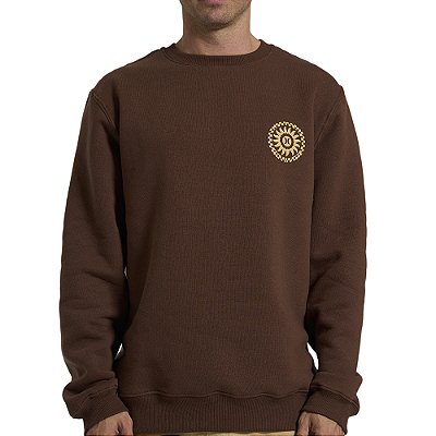 Moletom Hurley Careca Empire WT26 Masculino Marrom