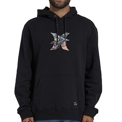 Moletom Hurley Hurley Scorpion WT26 Masculino Preto