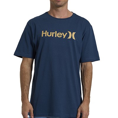 Camiseta Hurley One&Only Over WT26 Masculina Marinho