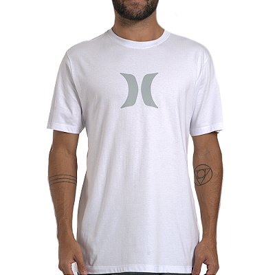 Camiseta Hurley Icon Over WT26 Masculina Branco