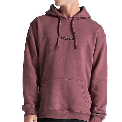 Moletom Volcom Canguru Signature WT26 Masculino Bordô