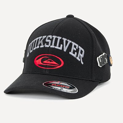 Boné Quiksilver Aba Curva Quikpin Preto