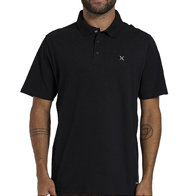 Camisa Hurley Polo Intro WT26 Masculina Preto