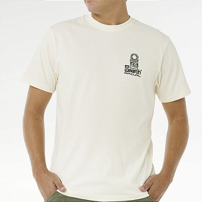 Camiseta Rip Curl Search Stack WT26 Masculina Bone