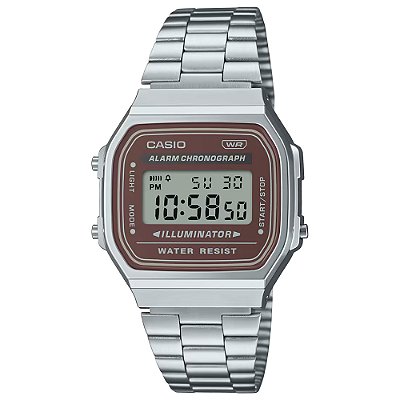 Relógio Casio Vintage A168WA-5AYDF Prata