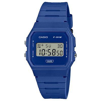 Relógio Casio Standard F-91WB-2A1DF Azul