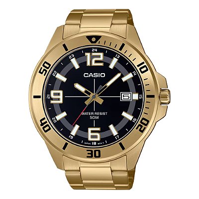 Relógio Casio Collect MTC-100G-1BVDF Dourado