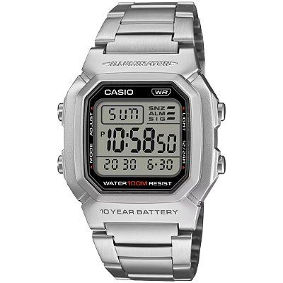 Relógio Casio W-800HD-1AVDF Prata