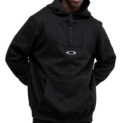 Moletom Oakley Canguru Urban Ellipse WT26 Masculino Blackout