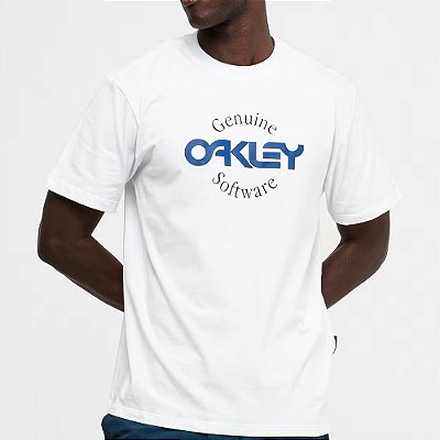 Camiseta Oakley B1B Software Logo SS WT26 Masculina White