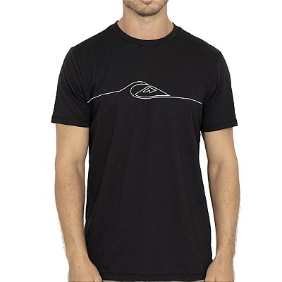 Camiseta Quiksilver New Lines PS WT26 Masculina Preto