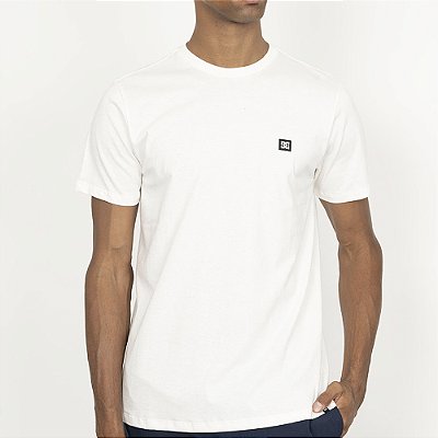 Camiseta DC Shoes Transfer WT26 Masculina Snow White