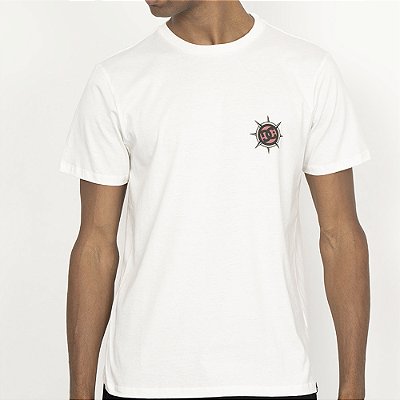 Camiseta DC Shoes DC Boussole WT26 Masculina Snow White
