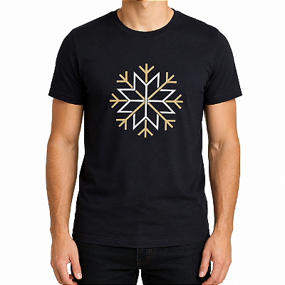 Camiseta Osklen Slim Vintage Snow Icon 03 Masculina Preto