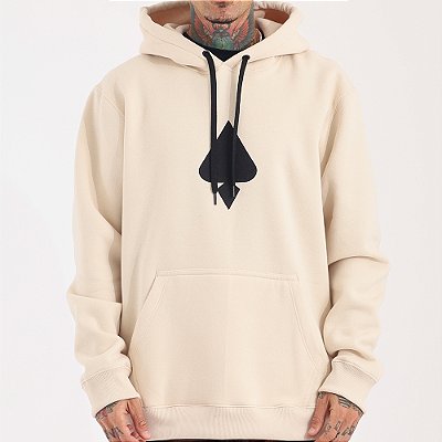 Moletom MCD Canguru Logo WT26 Masculino Creme Arcanjo