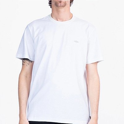 Camiseta Rip Curl Classic Surf Flame WT26 Masculina Bone