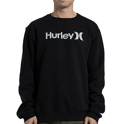 Moletom Hurley Careca One&Only WT26 Masculino Preto