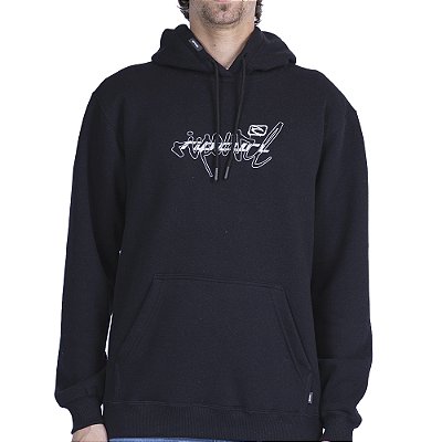 Moletom Rip Curl Canguru Inner Visions Blast WT26 Black