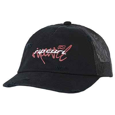 Boné Rip Curl Aba Curva Inner Visions Trucker WT26 Preto