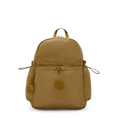 Mochila Kipling Amita Goldish Brown