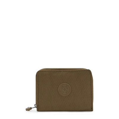 Carteira Kipling Money Love Smooth Khaki