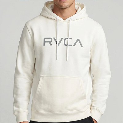 Moletom RVCA Canguru Big RVCA 310G WT26 Masculino Branco