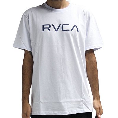 Camiseta RVCA Big RVCA WT26 Masculina Branco