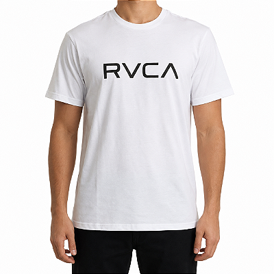 Camiseta RVCA Big RVCA WT26 Masculina Snow White