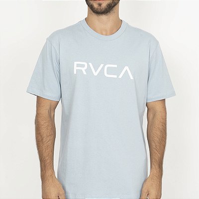 Camiseta RVCA Big RVCA WT26 Masculina Azul Claro
