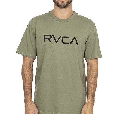 Camiseta RVCA Big RVCA WT26 Masculina Verde Claro